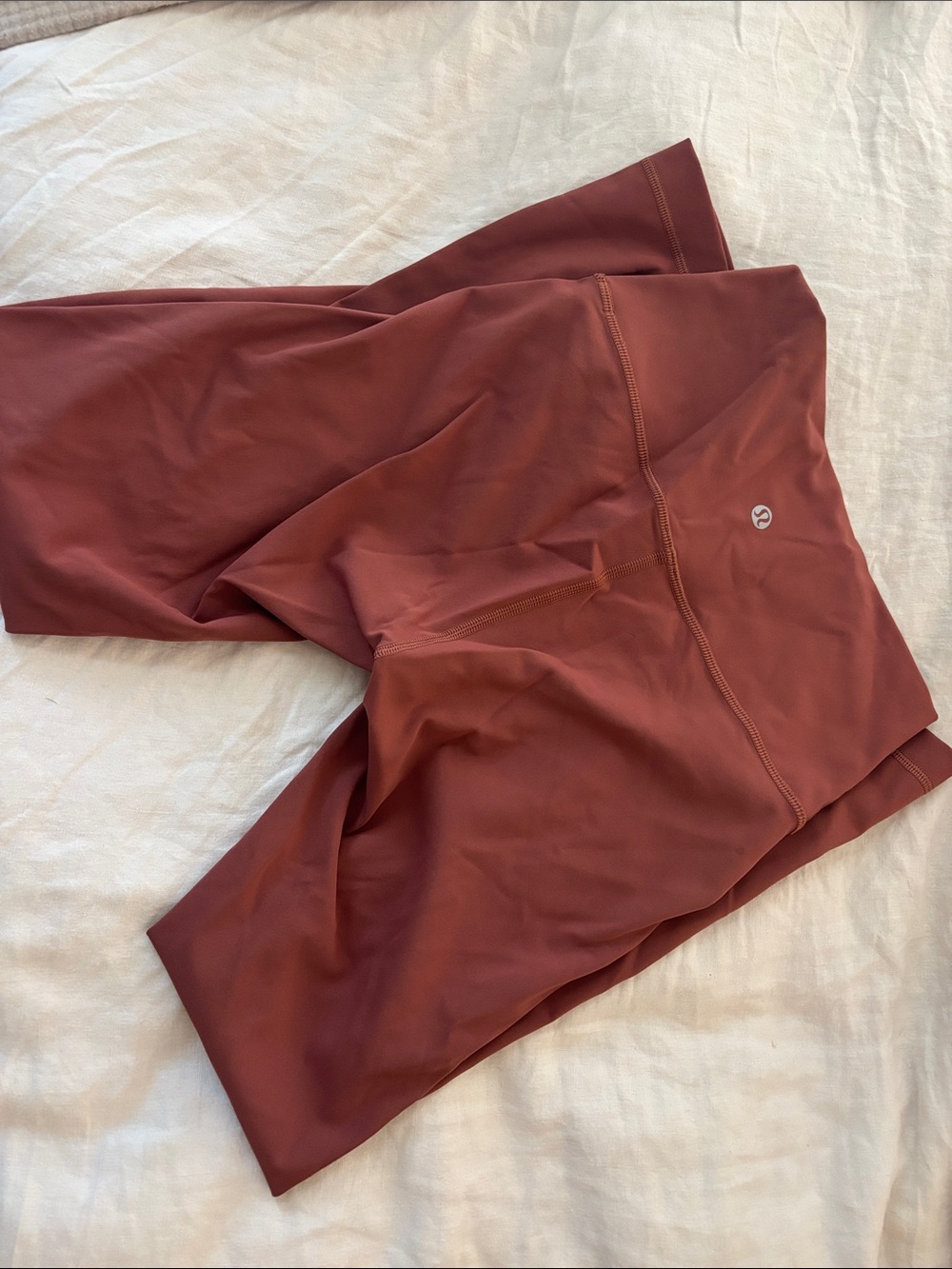 lululemon Wunder Under (older model no drawstring) Rust